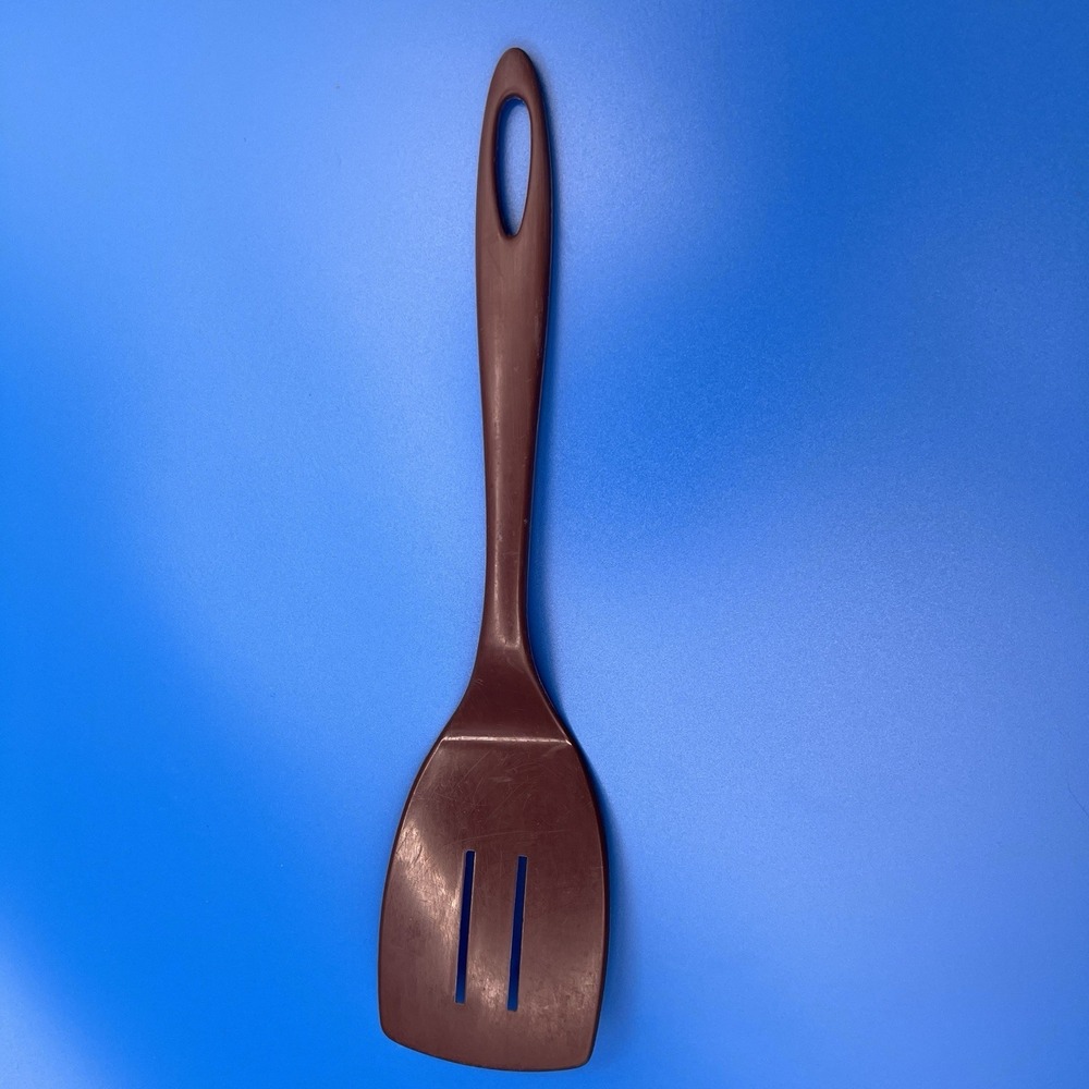 VTG ENSAR Corp Brown Nylon Slotted Spatula 11 3/4"  USA